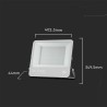 Projektor LED V-TAC VT-44205 200W 185Lm/W 6500K 37000lm Czarny