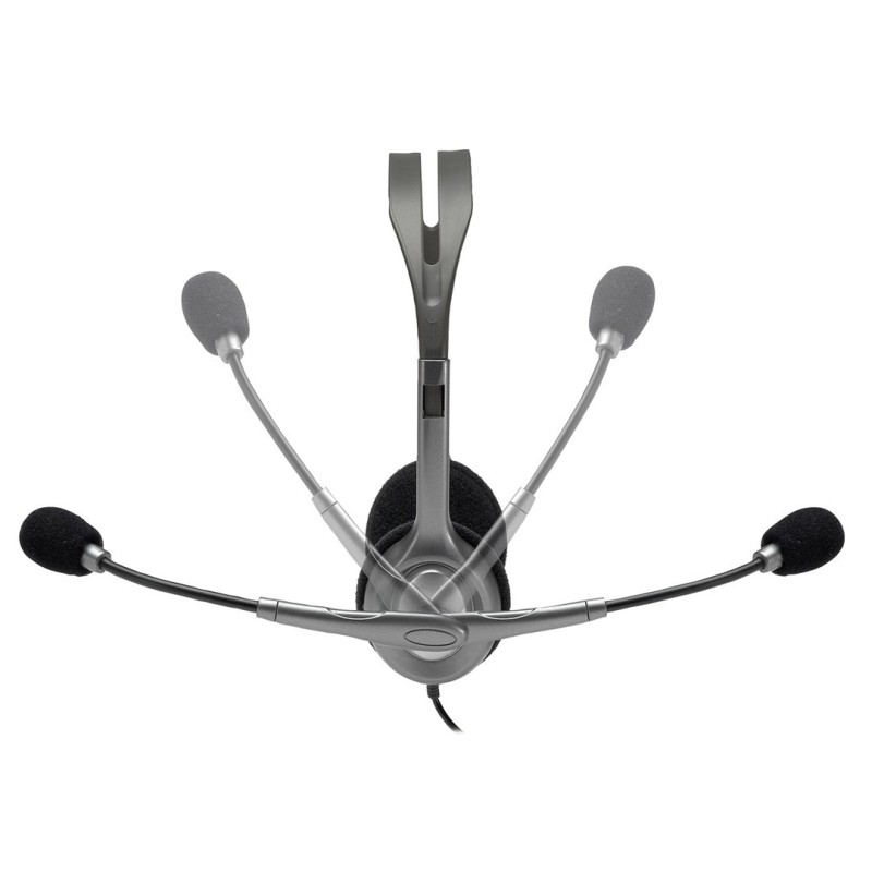 Logitech H111 Zestaw słuchawkowy Przewodowa Opaska na głowę Biuro/centrum telefoniczne Szary Logitech H111 Zestaw słuchawkowy Przewodowa Opaska na głowę Biuro/centrum telefoniczne Szary