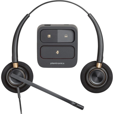 Słuchawki Poly EncorePro HW520 Binaural Wired Headset, USB-A, Black