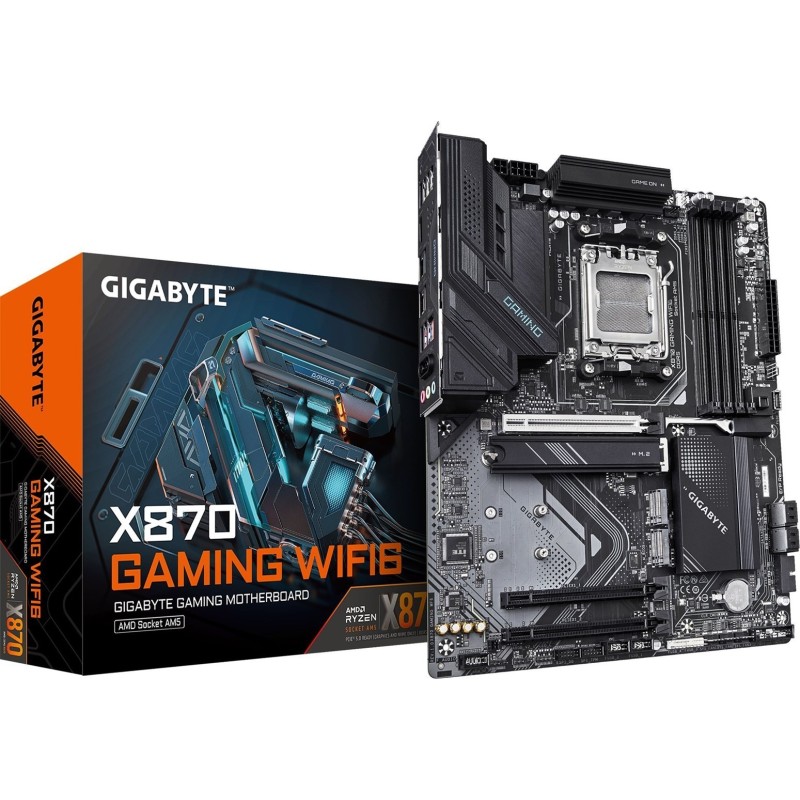 GIGABYTE X870 GAMING WIFI6 AMD X870 Gniazdo AM5 ATX GIGABYTE X870 GAMING WIFI6 AMD X870 Gniazdo AM5 ATX