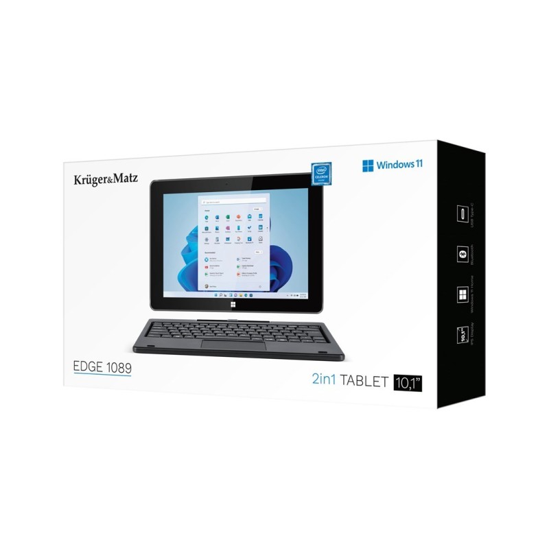 Krüger&Matz KM1089 tablet 8 GB DDR3 256 GB Intel® Celeron® N4020, Dual Core 25,6 cm (10.1") Wi-Fi 5 (802.11ac) Win 11 PRO Krüger&Matz KM1089 tablet 8 GB DDR3 256 GB Intel® Celeron® N4020, Dual Core 25,6 cm (10.1") Wi-Fi 5 (802.11ac) Win 11 PRO