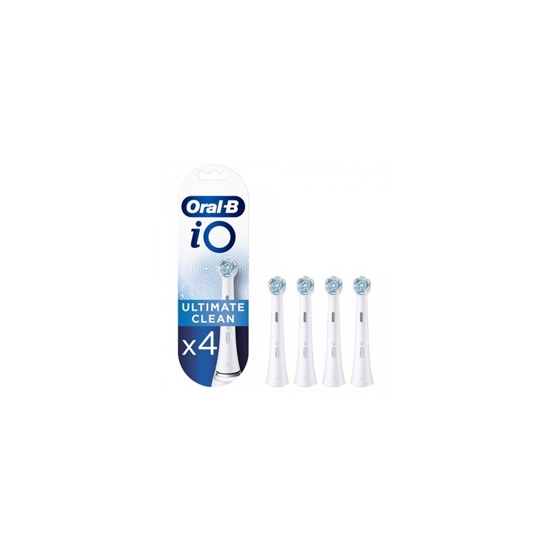 Oral-B iO Najwyższy poziom czystości, główki do szczoteczki elektrycznej, 4 sztuki, biały