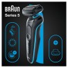 Braun Series 5 51-M1200s Golarka foliowa Przycinarka Czarny, Niebieski