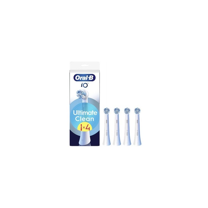 Końcówki do szczoteczek Oral-B iO UltimateClean, białe, 4 sztuki