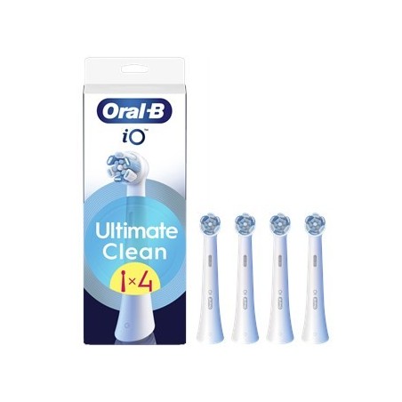 Końcówki do szczoteczek Oral-B iO UltimateClean, białe, 4 sztuki