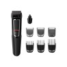 Philips MULTIGROOM Series 3000 Trymer do twarzy i włosów 8 w 1 z 8 nasadkami