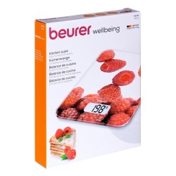Beurer KS19 Berry Czerwony, Biały Prostokąt Elektroniczna waga kuchenna