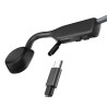Słuchawki bezprzewodowe kostne Shokz OpenMove USB-C szare