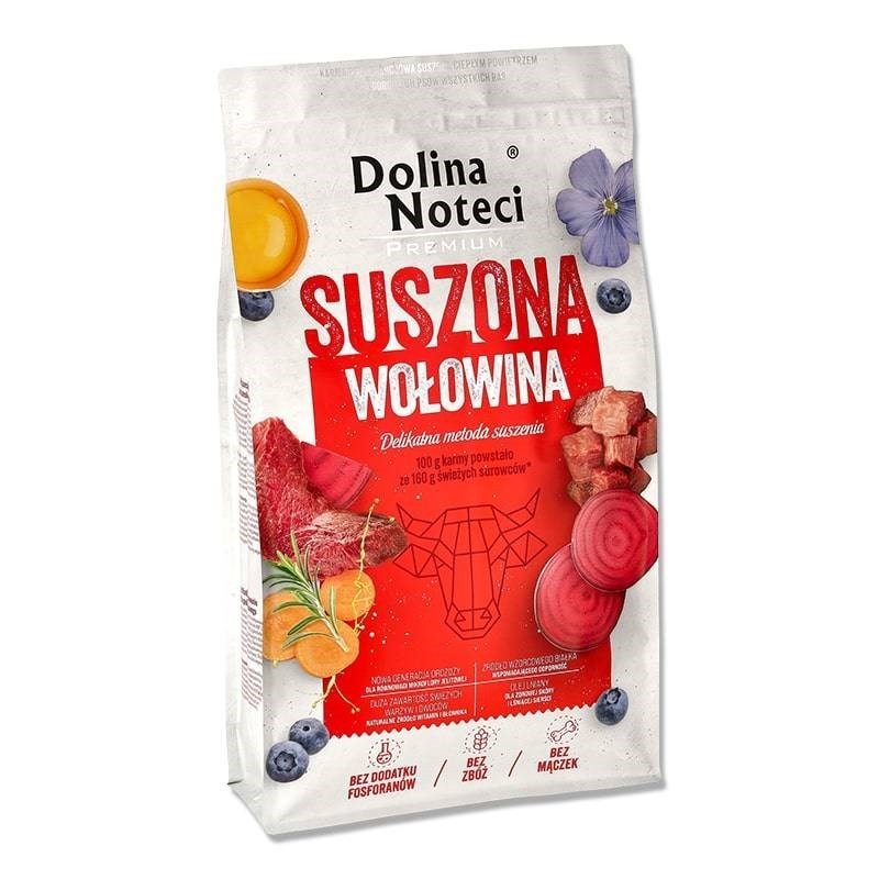 DOLINA NOTECI Premium wołowina - suszona karma dla psa - 9 kg DOLINA NOTECI Premium wołowina - suszona karma dla psa - 9 kg