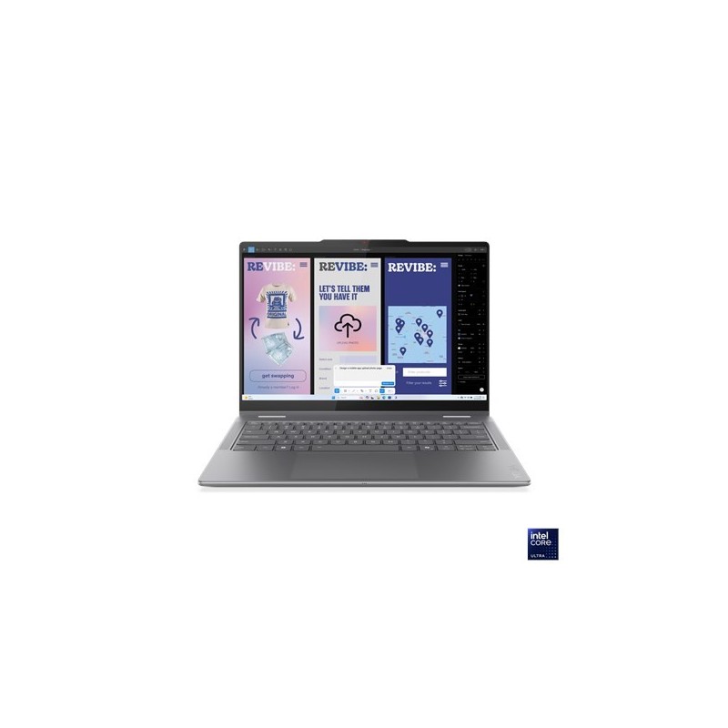 Laptop Lenovo Yoga 7 2-in-1 14ILL10 Luna Grey 14" OLED ekran dotykowy WUXGA 1920x1200 Intel Core Ultra 5 16GB LPDDR5x SSD 512GB