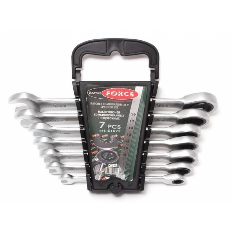 ROCKFORCE KLUCZ PŁASKO-O.GRZ/KPL 7szt. 8-19mm ROCKFORCE KLUCZ PŁASKO-O.GRZ/KPL 7szt. 8-19mm