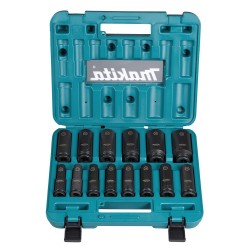 Makita E-16586 Gniazdo udarowe Wpływ socket set Czarny, Zielony