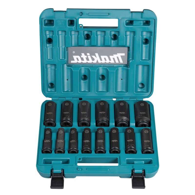 Makita E-16586 Gniazdo udarowe Wpływ socket set Czarny, Zielony