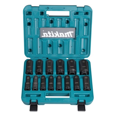 Makita E-16586 Gniazdo udarowe Wpływ socket set Czarny, Zielony
