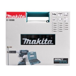 Makita E-16586 Gniazdo udarowe Wpływ socket set Czarny, Zielony