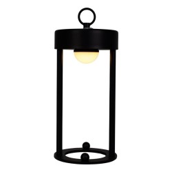 Techly I-LAMP-TABLE1 lampa stołowa Niewymienialne źródło światła 3 W LED Czarny