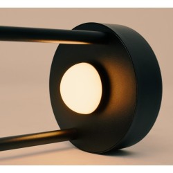 Techly I-LAMP-TABLE1 lampa stołowa Niewymienialne źródło światła 3 W LED Czarny