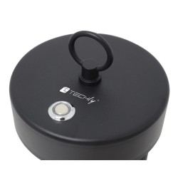 Techly I-LAMP-TABLE1 lampa stołowa Niewymienialne źródło światła 3 W LED Czarny