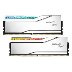 G.SKILL TRIDENT Z5 ROYAL RGB DDR5 2X32GB 6800MHZ CL34 SILVER F5-6800J3445G32GX2-TR5S