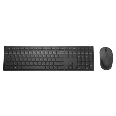 Klawiatura i mysz Dell Pro (RTL BOX) KM5221W Wireless, baterie w zestawie, RU, czarna