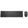 Klawiatura i mysz Dell Pro (RTL BOX) KM5221W Wireless, baterie w zestawie, RU, czarna
