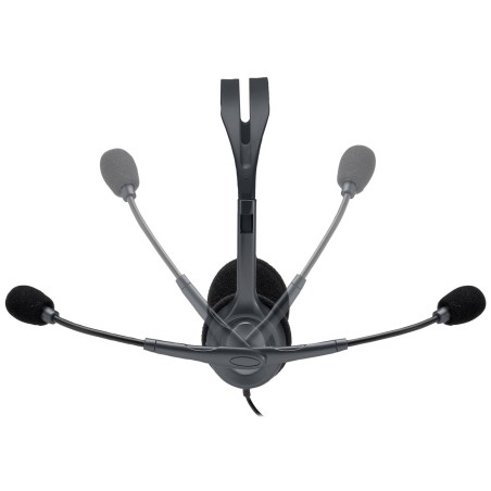 Logitech H111 Zestaw słuchawkowy Przewodowa Opaska na głowę Biuro/centrum telefoniczne Szary