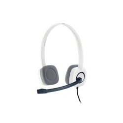 Logitech H150 Zestaw słuchawkowy Przewodowa Opaska na głowę Biuro/centrum telefoniczne Biały