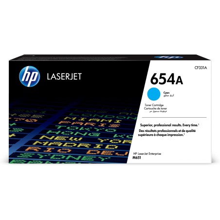 Kartridż HP Cartridge No 654A Cyan (CF331A)