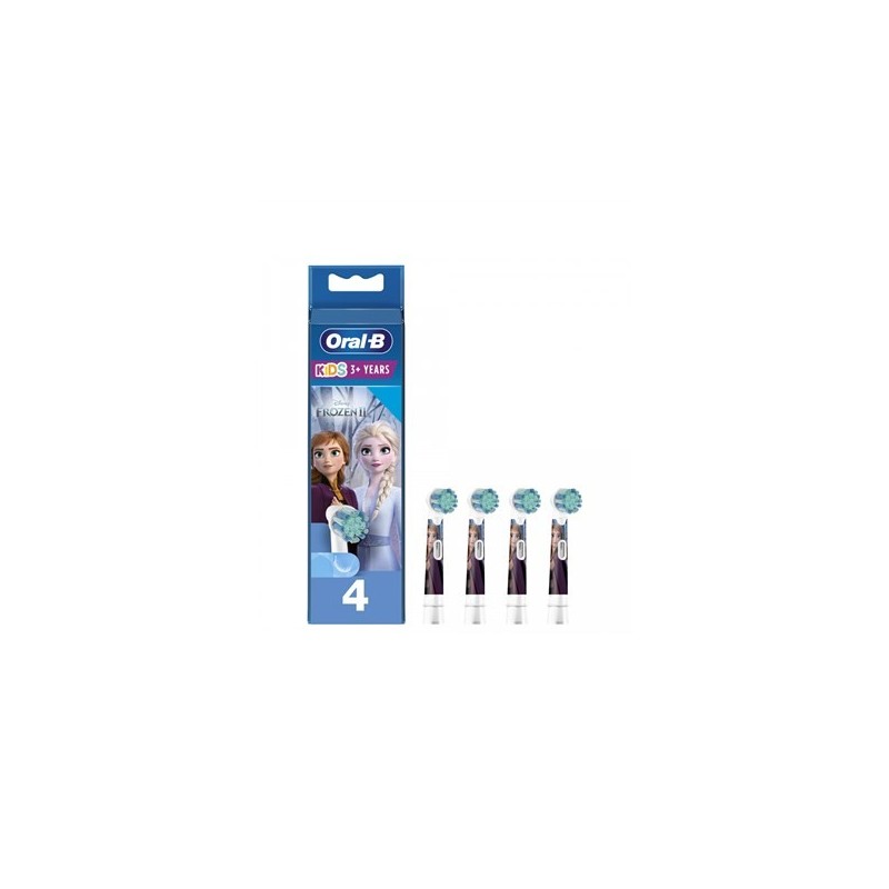 Końcówki do szczoteczek ORALB Koncówki Dzieciece EB10s-4 Frozen 4 szt. Biały