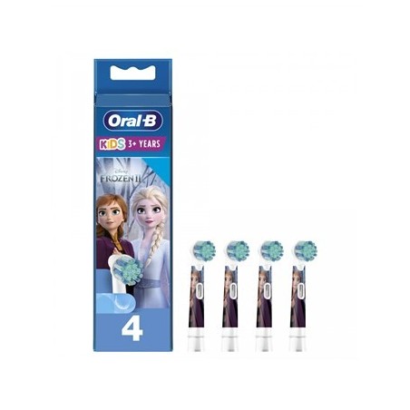 Końcówki do szczoteczek ORALB Koncówki Dzieciece EB10s-4 Frozen 4 szt. Biały