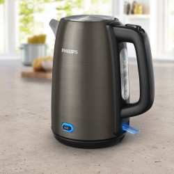 Philips Viva Collection HD9353/90 czajnik elektryczny 1,7 l 2060 W Czarny, Stal nierdzewna