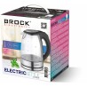 Czajnik elektryczny BROCK WK 2102 BK 1,7 l 2200 W Srebrny, Czarny