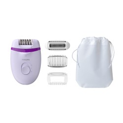 Philips Satinelle Essential Zasilany sieciowo kompaktowy depilator do nóg z lampką Opti-light