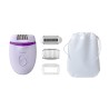 Philips Satinelle Essential Zasilany sieciowo kompaktowy depilator do nóg z lampką Opti-light