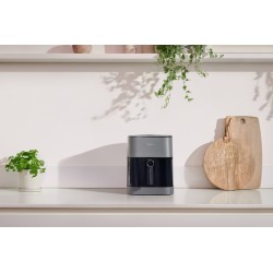 Frytkownica Panasonic NF-CC500SXE z wyświetlaczem LCD, 5 l, 1450 W, obudowa Cool touch