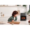 Frytkownica Panasonic NF-CC500SXE z wyświetlaczem LCD, 5 l, 1450 W, obudowa Cool touch