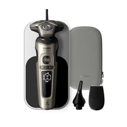 Golarka Philips S9000 Prestige SP9883/36 - parranajokone puhdistusasemalla