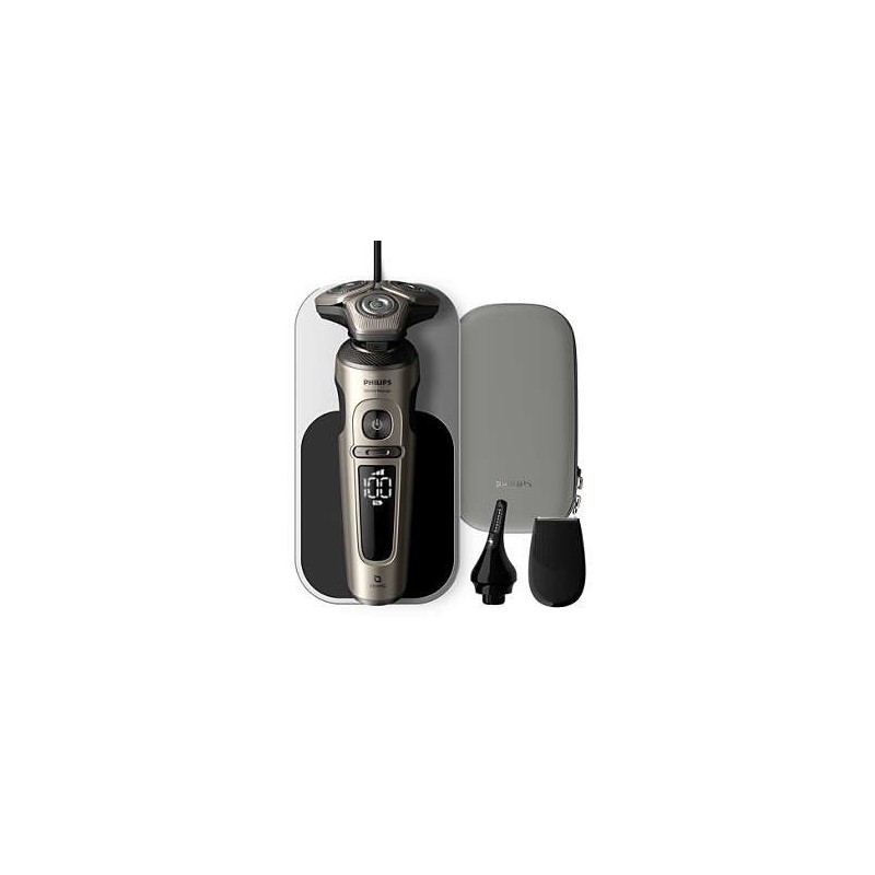 Golarka Philips S9000 Prestige SP9883/36 - parranajokone puhdistusasemalla