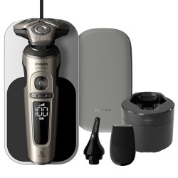 Golarka Philips S9000 Prestige SP9883/36 - parranajokone puhdistusasemalla