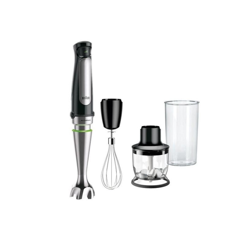 Braun MQ 7025X 0,6 l Blender immersyjny 1000 W Czarny, Stal nierdzewna Braun MQ 7025X 0,6 l Blender immersyjny 1000 W Czarny, Stal nierdzewna