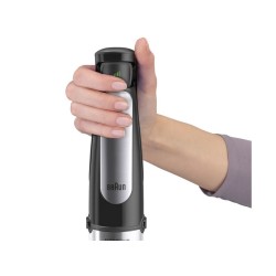 Braun MQ 7025X 0,6 l Blender immersyjny 1000 W Czarny, Stal nierdzewna