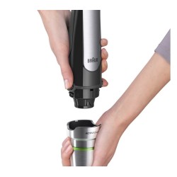 Braun MQ 7035X 0,5 l Blender immersyjny 1000 W Czarny, Stal satynowa