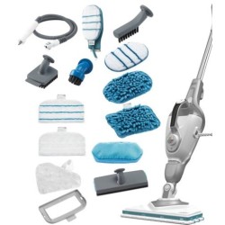 Black & Decker Steam-Mop + SteaMitt Mop parowy 0,5 l 1600 W Szary