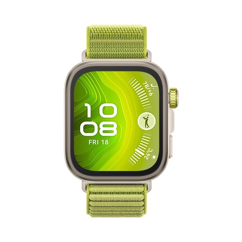 Smartwatch Huawei Watch FIT4 Pro, 3D Woven Žalias Strap, Titanium Body, Seiya-B29 Smartwatch Huawei Watch FIT4 Pro, 3D Woven Žalias Strap, Titanium Body, Seiya-B29