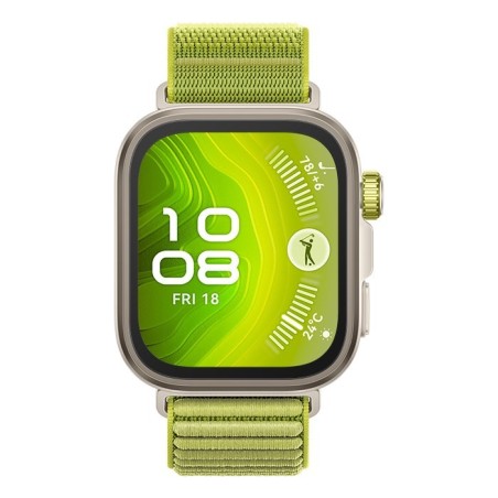 Smartwatch Huawei Watch FIT4 Pro, 3D Woven Žalias Strap, Titanium Body, Seiya-B29