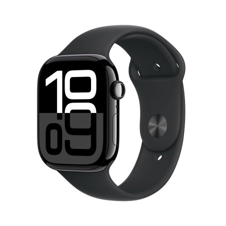 Išmanusis laikrodis Apple Watch Series 10 GPS + Cellular 46mm Jet Black Aluminium Case with Black Sport Band - S/M