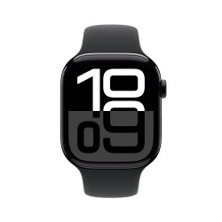 Išmanusis laikrodis Apple Watch Series 10 GPS + Cellular 46mm Jet Black Aluminium Case with Black Sport Band - S/M