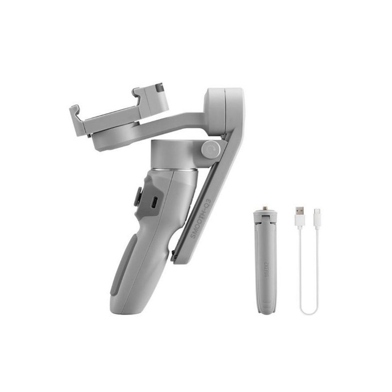 Ręczny stabilizator kamery Zhiyun Tech SMOOTH-Q3, Szary, 340°, -260 - 80°, -150 - 150°, 0.28 kg Ręczny stabilizator kamery Zhiyun Tech SMOOTH-Q3, Szary, 340°, -260 - 80°, -150 - 150°, 0.28 kg
