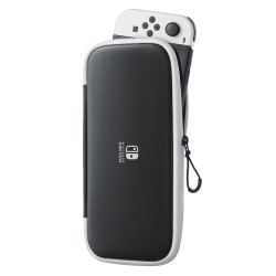 Nintendo 10008001 pokrowiec na przenośne konsole do gry Folio Poliester Czarny, Biały