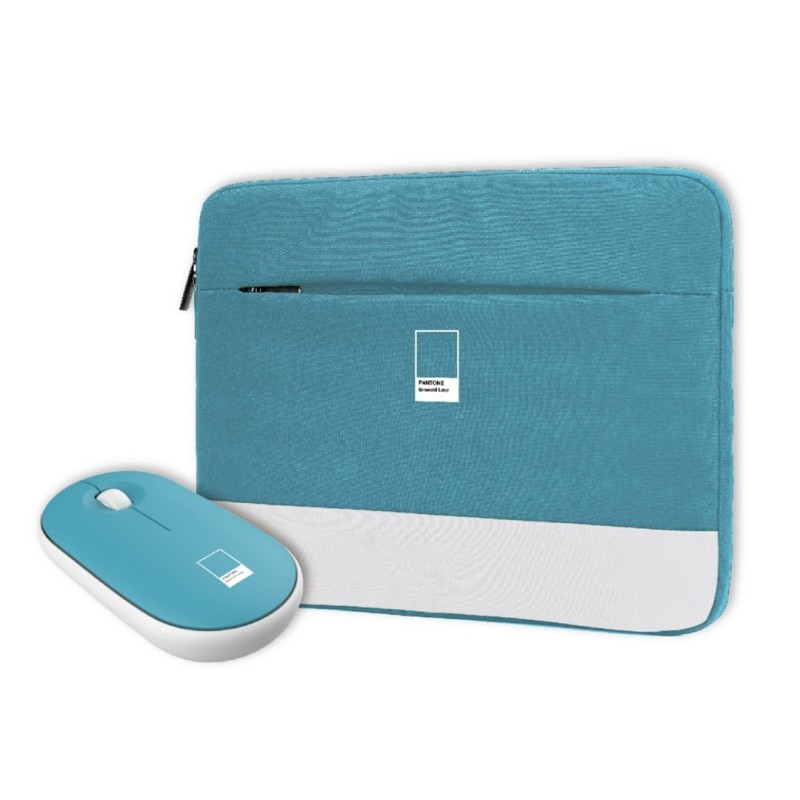 Pantone PT-BGMS001G1 torba na laptop 39,6 cm (15.6") Etui kieszeniowe Turkusowy Pantone PT-BGMS001G1 torba na laptop 39,6 cm (15.6") Etui kieszeniowe Turkusowy